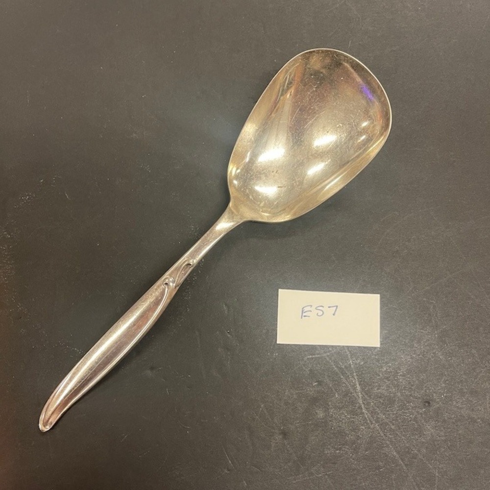 WM Rogers Large Sugar or Serving Spoon Squarish Bowl ES7